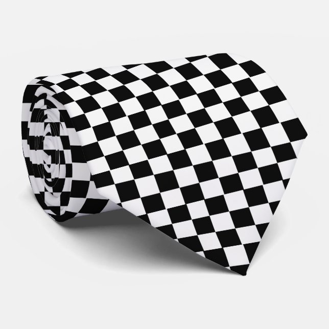 OPUS Chequered Floor Tie (Rolled)