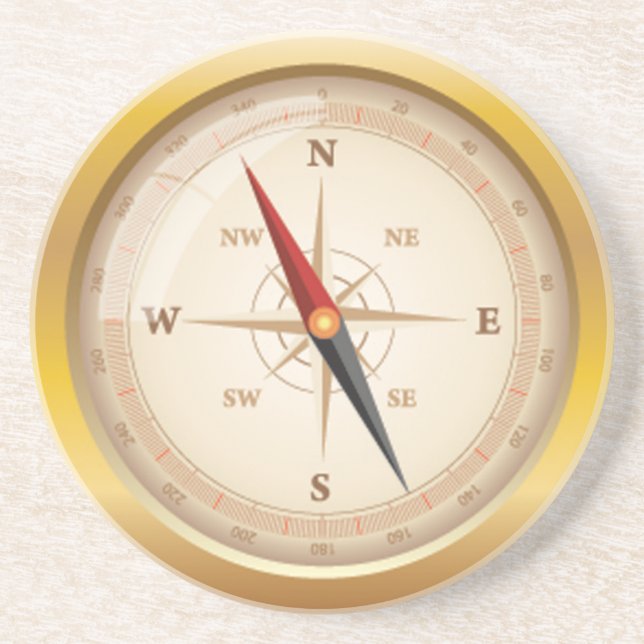 OPUS Compass Rose Coaster (Front)