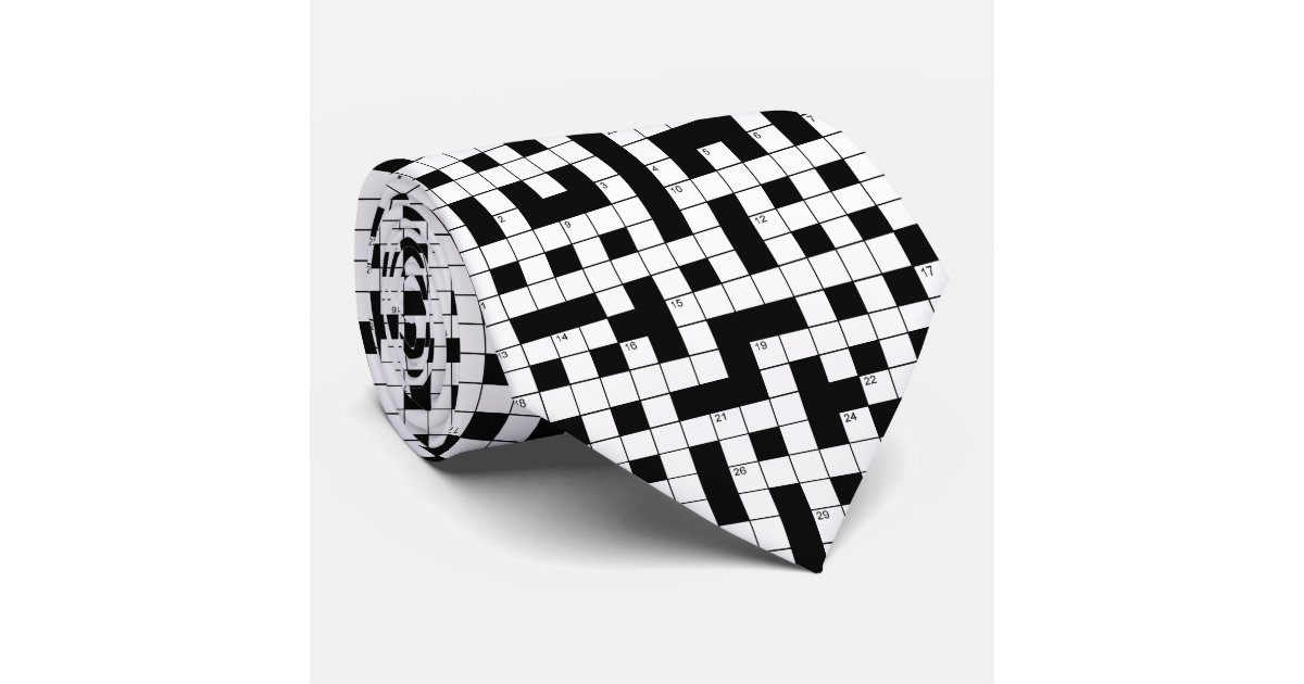 OPUS Crossword Puzzle Tie Zazzle OPUS Crossword Puzzle Tie Zazzle