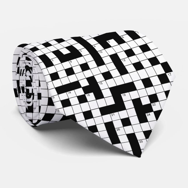 OPUS Crossword Puzzle Tie (Rolled)
