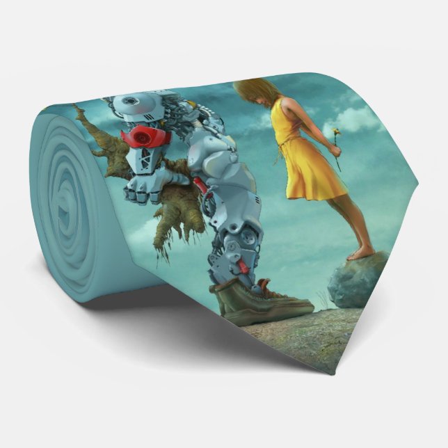 OPUS Cyber Valentine's Day Tie (Rolled)