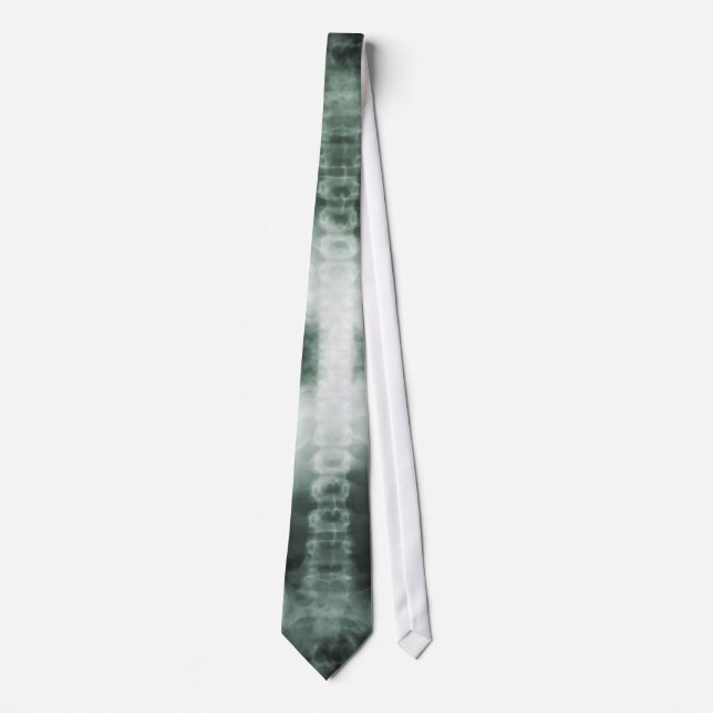 OPUS Human Spine X-Ray Tie (Front)