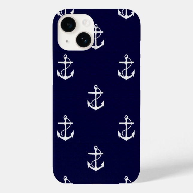 Opus Posh Anchor Nautical Case-Mate iPhone Case (Back)