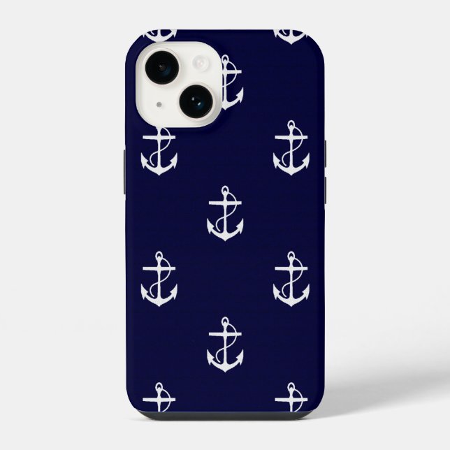 Opus Posh Anchor Nautical iPhone Case (Back)