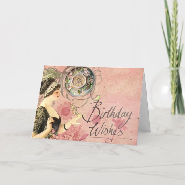 Opus Posh Lovely Lady Birthday Card (Front)