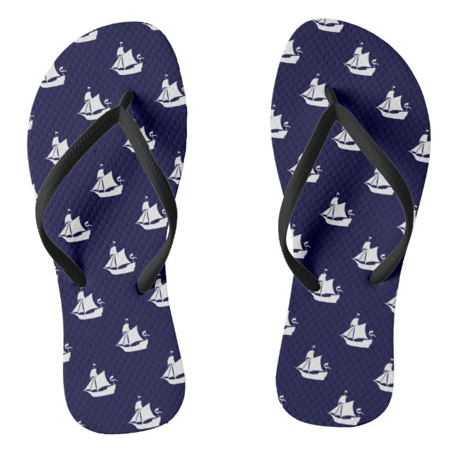 Opus Posh Ship Nautical  Flip Flops (Footbed)
