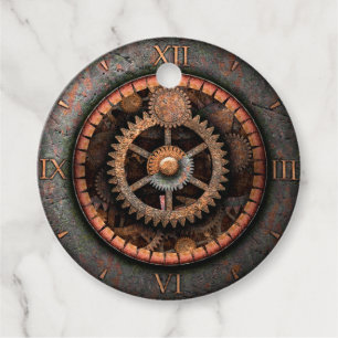 Opus Posh Steampunk Gears Favour Tags