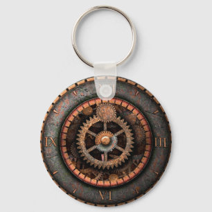 Opus Posh Steampunk Gears Key Ring