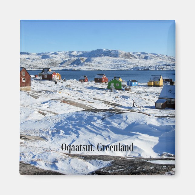 Oqaatsut (Rodebay) Greenland Magnet (Front)
