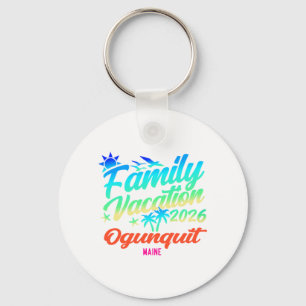 Oquit Beach Maine Family Vacation Summer 2026 Key Ring