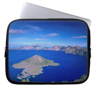 OR, Crater Lake NP, Wizard Island and Crater Laptop Sleeve