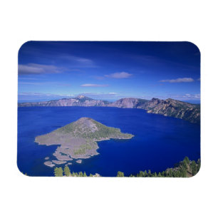 OR, Crater Lake NP, Wizard Island and Crater Magnet