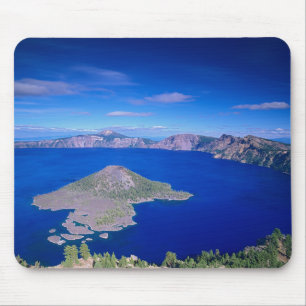 OR, Crater Lake NP, Wizard Island and Crater Mouse Mat