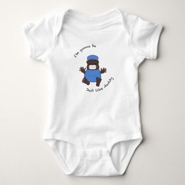 OR daddy Baby Bodysuit (Front)