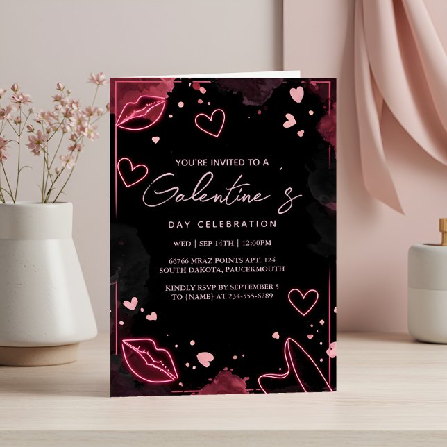 Or Love Cute Wife Teen Girl Galentines Day Holiday Invitation (Creator Uploaded)