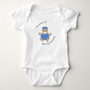 OR mummy Baby Bodysuit