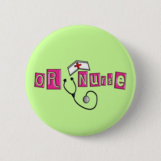 OR Nurse Gifts 6 Cm Round Badge (Front)