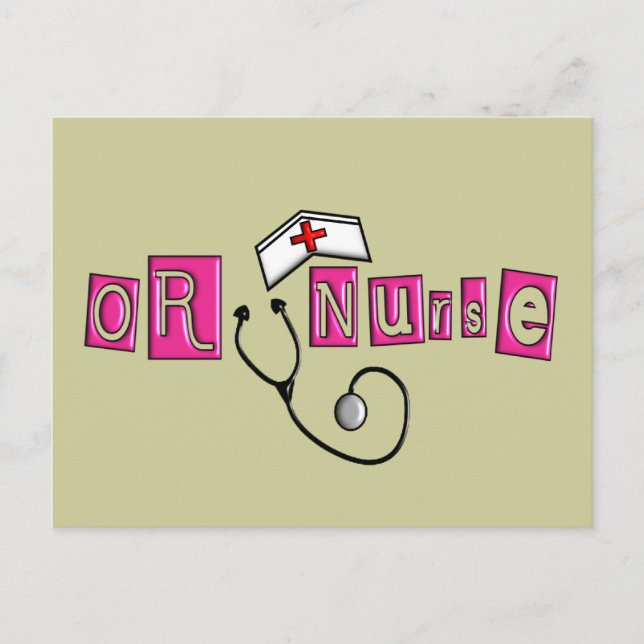 OR Nurse Gifts Postcard (Front)