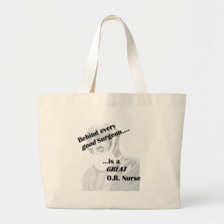 OR Nurse Large Tote Bag