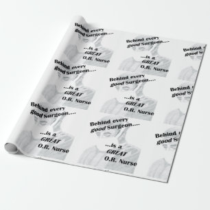 OR Nurse Wrapping Paper