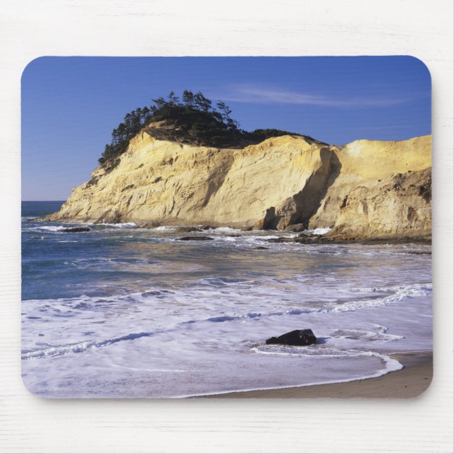 OR, Oregon Coast, Cape Kiwanda SP, Cape 2 Mouse Mat (Front)