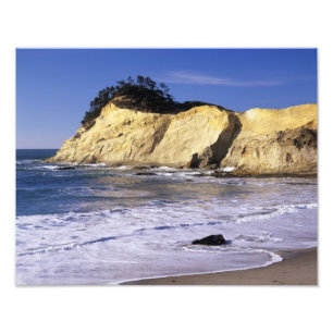 OR, Oregon Coast, Cape Kiwanda SP, Cape 2 Photo Print