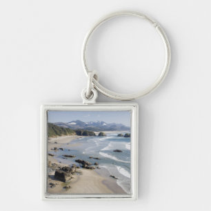 OR, Oregon Coast, Ecola State Park, Crescent 2 Key Ring