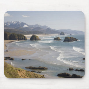 OR, Oregon Coast, Ecola State Park, Crescent Mouse Mat
