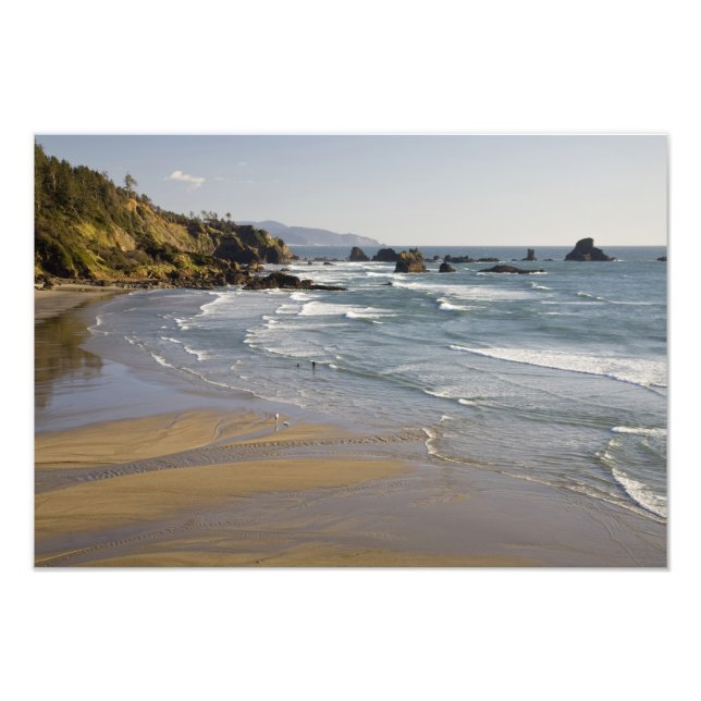 OR, Oregon Coast, Ecola State Park, Indian Photo Print (Front)