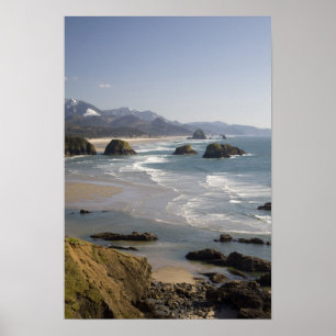 OR, Oregon Coast, Ecola State Park, view of Poster