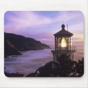 OR, Oregon Coast, Heceta Head Lighthouse, on Mouse Mat