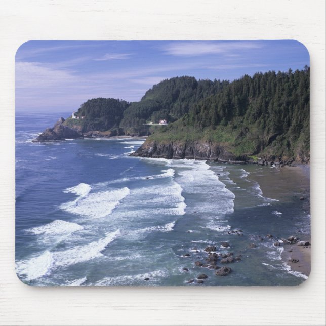 OR, Oregon Coast, Heceta Head Lighthouse, on Mouse Mat (Front)