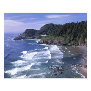 OR, Oregon Coast, Heceta Head Lighthouse, on Photo Print