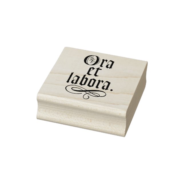 Ora et Labora stamp (Stamp)