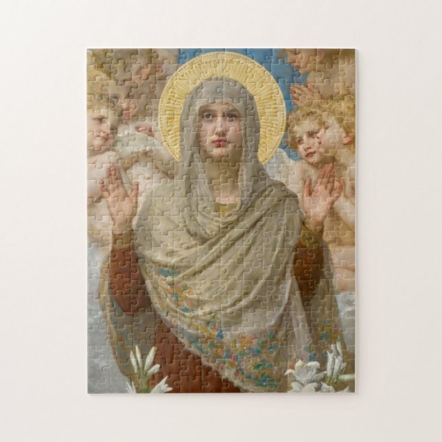 Ora Pro Nobis by William Bouguereau Jigsaw Puzzle (Vertical)