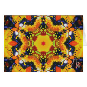 Oracle Kaleidoscope Greeting Card