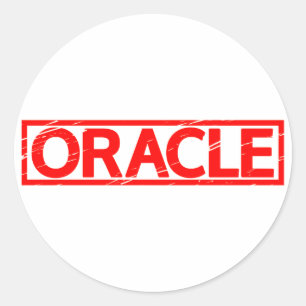 Oracle Stamp Classic Round Sticker