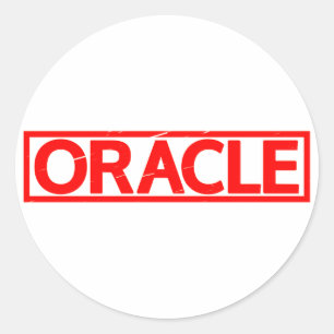Oracle Stamp Classic Round Sticker