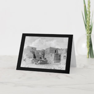 Oraibi Pueblo Hopi Indian 1895 Card