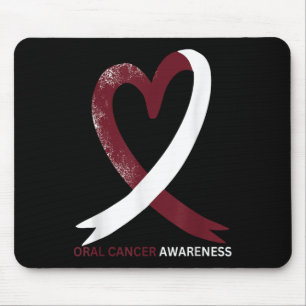 Oral Cancer Awareness Month 2024 Throat Head Neck Mouse Mat