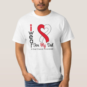 Oral Cancer I Wear Ribbon For My Dad T-Shirt