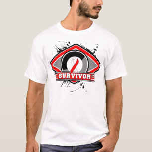 Oral Cancer Survivor Grunge Logo