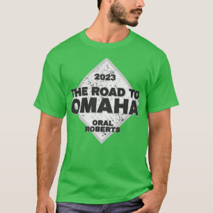 Oral Roberts Road To Omaha College Baseball 2023 T-Shirt