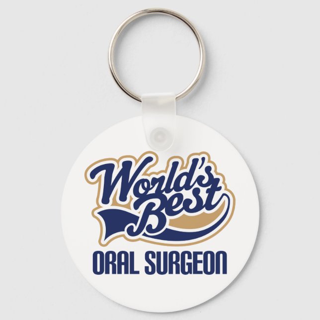 Oral Surgeon Gift Key Ring (Front)