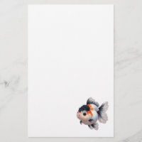 Oranda Goldfish Fancy Goldfish Fish Stationary