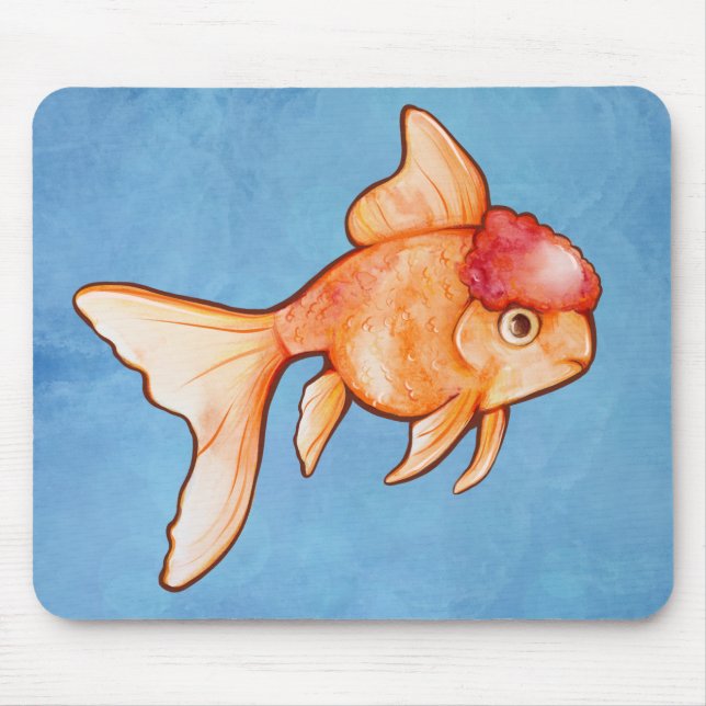 Oranda Goldfish Mouse Mat (Front)