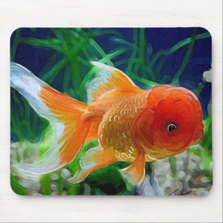 Oranda Goldfish Mouse Mat