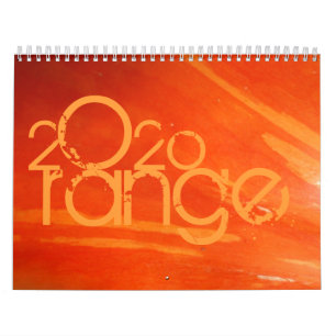 Orange 2020 - calendar
