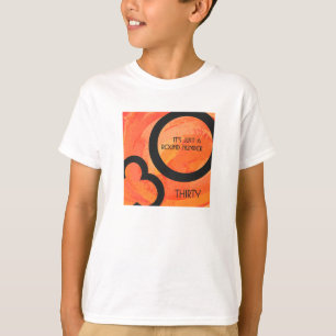 Orange 30 Decade Birthdday T-Shirt