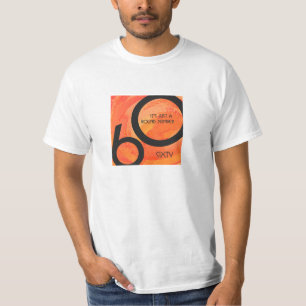 Orange 60 Decade Birthday T-Shirt